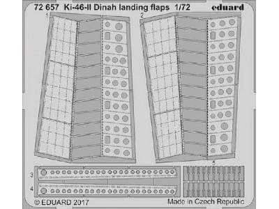 Ki-46-II Dinah landing flaps 1/72 - Hasegawa - zdjęcie 1