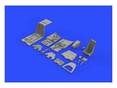 Bf 109F w/  early seat essential 1/48 - Eduard - zdjęcie 7