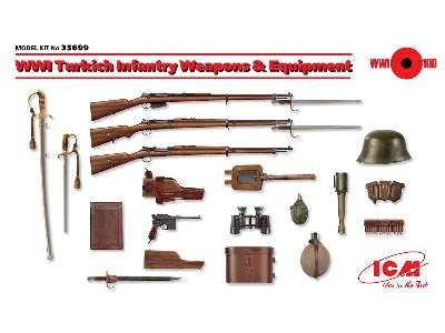Broń i wyposażenie tureckiej piechoty - I W.Ś. - zdjęcie 1