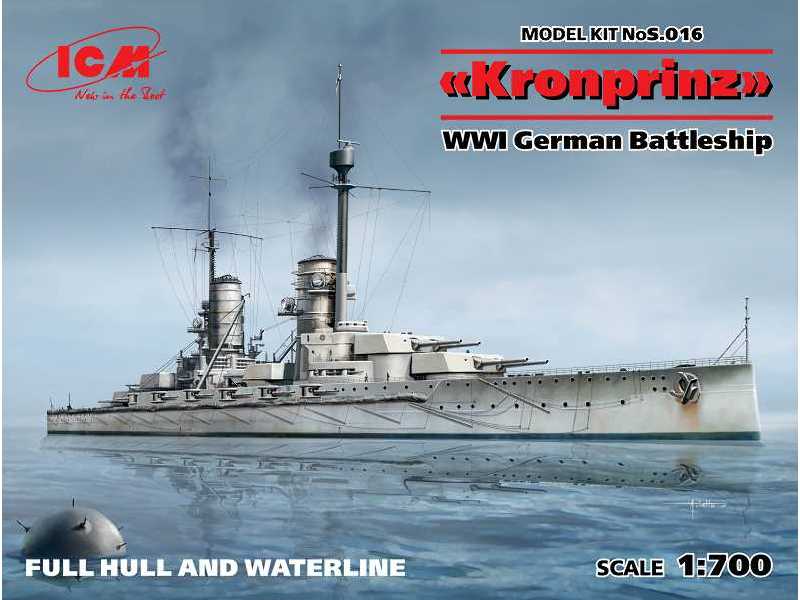 Kronprinz - niemiecki pancernik I Wojna Światowa - zdjęcie 1