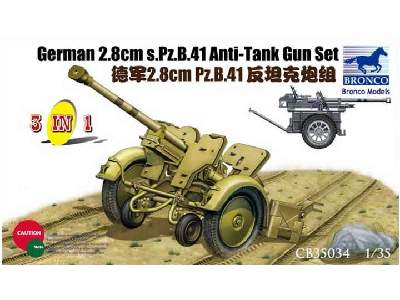 Niemieckie działo przeciwpancerne 2.8cm s.Pz.B.41 - zdjęcie 1