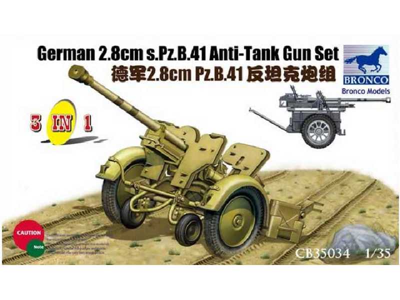 Niemieckie działo przeciwpancerne 2.8cm s.Pz.B.41 - zdjęcie 1 Niemieckie działo przeciwpancerne 2.8cm s.Pz.B.41 - zdjęcie 1