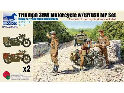 Motocykl Triumph 3HW + brytyjska żandarmeria - zdjęcie 1