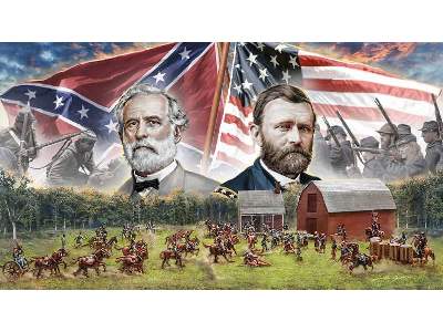 Wojna Secesyjna 1864 - Bitwa na farmie - Zestaw - zdjęcie 1