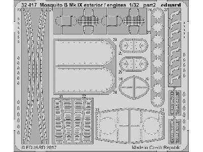 Mosquito B Mk. IX exterior / engines 1/32 - Hk Models - zdjęcie 2