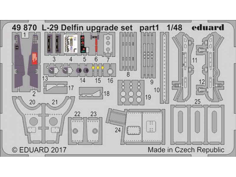 L-29 Delfín upgrade set 1/48 - Eduard - zdjęcie 1 L-29 Delfín upgrade set 1/48 - Eduard - zdjęcie 1