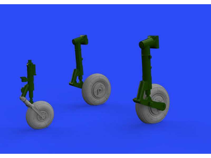 L-29 wheels 1/48 - Eduard - zdjęcie 1 L-29 wheels 1/48 - Eduard - zdjęcie 1