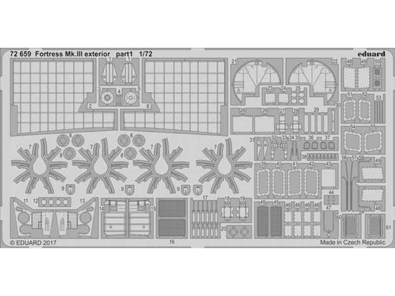 Fortress Mk. III exterior 1/72 - Airfix - zdjęcie 1