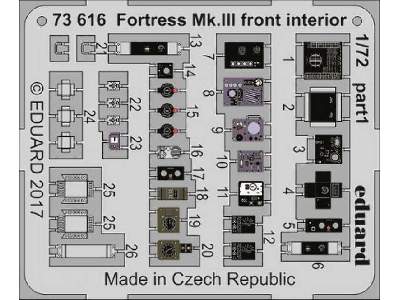 Fortress Mk. III front interior 1/72 - Airfix - zdjęcie 1