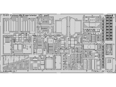 Fortress Mk. III rear interior 1/72 - Airfix - zdjęcie 2