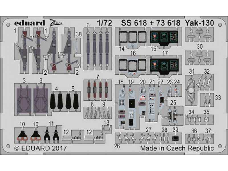 Yak-130 1/72 - Zvezda - zdjęcie 1 Yak-130 1/72 - Zvezda - zdjęcie 1