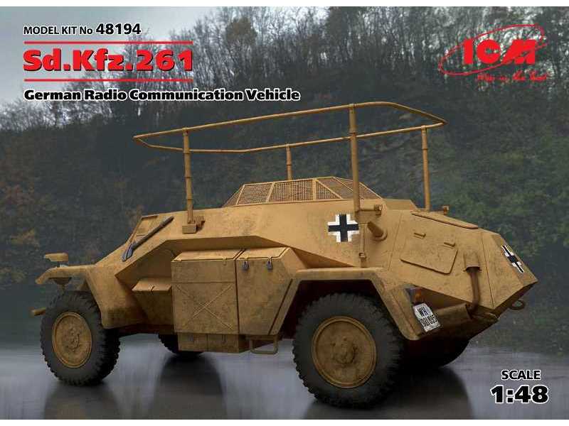Sd.Kfz.261- lekko opancerzony wóz radiowy - zdjęcie 1 Sd.Kfz.261- lekko opancerzony wóz radiowy - zdjęcie 1