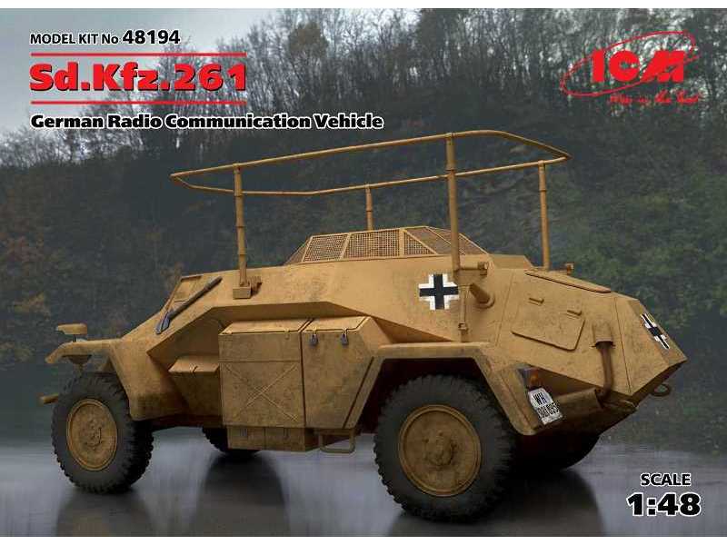 Sd.Kfz.261- lekko opancerzony wóz radiowy - zdjęcie 1