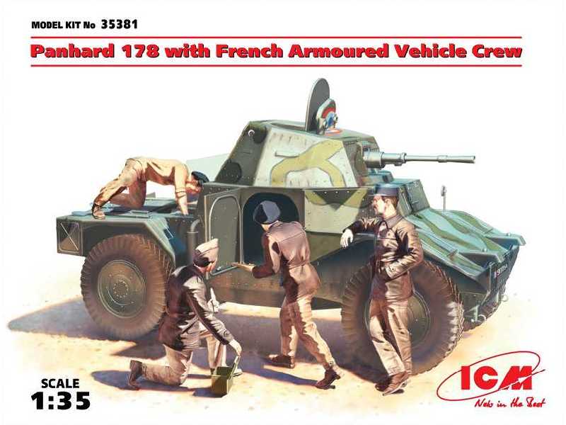Panhard 178 z francuską załogą - zdjęcie 1 Panhard 178 z francuską załogą - zdjęcie 1