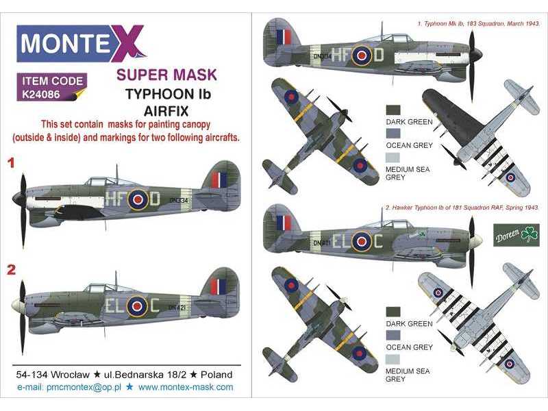 Typhoon Ib (Car Door) Airfix - zdjęcie 1 Typhoon Ib (Car Door) Airfix - zdjęcie 1
