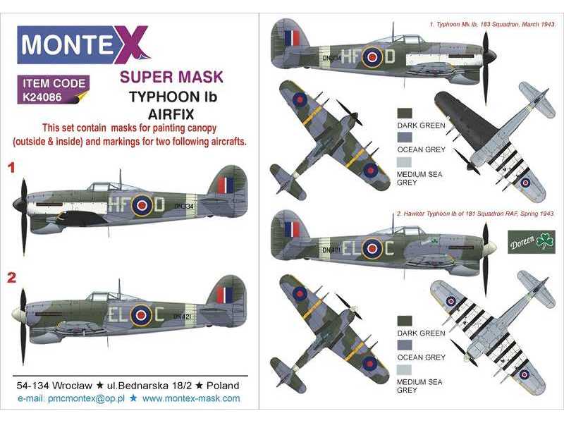 Typhoon Ib (Car Door) Airfix - zdjęcie 1