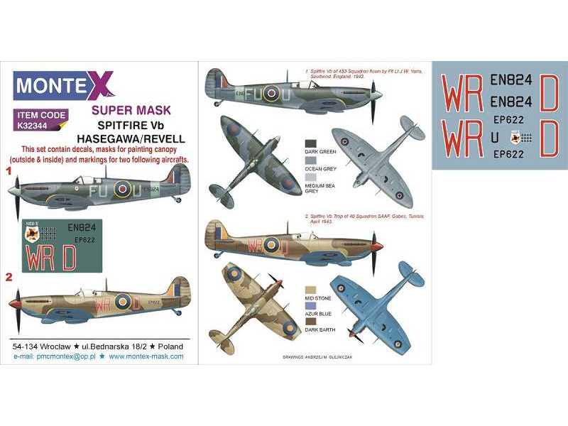 Spitfire Vb Hasegawa - zdjęcie 1 Spitfire Vb Hasegawa - zdjęcie 1