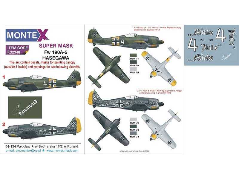 Fw 190a-5 Hasegawa - zdjęcie 1 Fw 190a-5 Hasegawa - zdjęcie 1