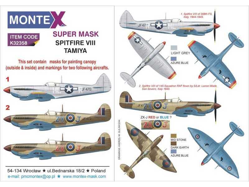 Spitfire Viii Tamiya - zdjęcie 1 Spitfire Viii Tamiya - zdjęcie 1
