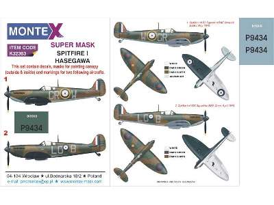 Spitfire I Hasegawa - zdjęcie 1