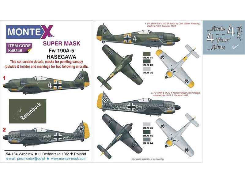 Fw 190a-5 Hasegawa - zdjęcie 1 Fw 190a-5 Hasegawa - zdjęcie 1