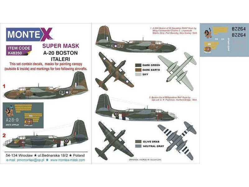 A-20 Boston Italeri - zdjęcie 1 A-20 Boston Italeri - zdjęcie 1