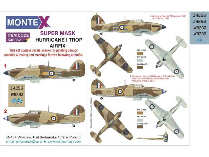 Hurricane I Trop Airfix - zdjęcie 1