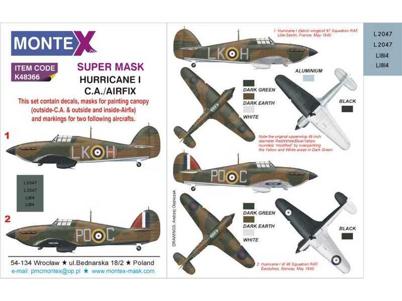 Hurricane I C.A./Airfix - zdjęcie 1 Hurricane I C.A./Airfix - zdjęcie 1