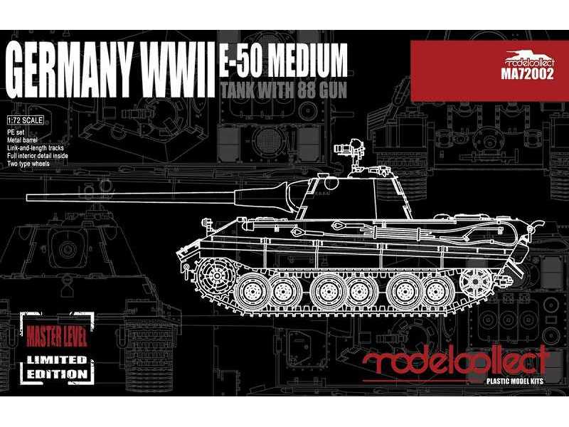 Średni czołg niemiecki E-50 z działem 88mm - zdjęcie 1 Średni czołg niemiecki E-50 z działem 88mm - zdjęcie 1