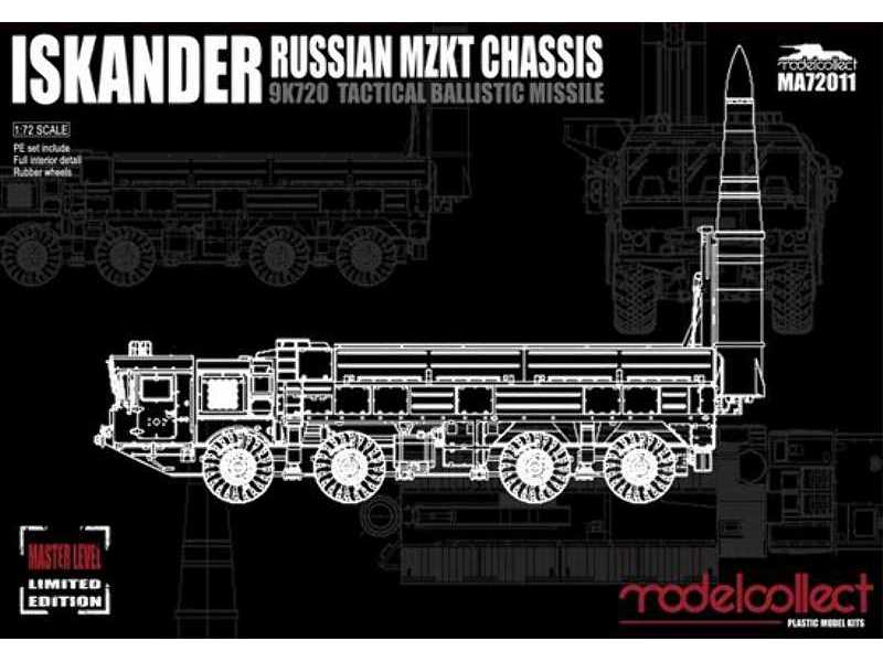 9k720 Iskander-m taktyczna rakieta balistyczna na podwoziu MZKT - zdjęcie 1