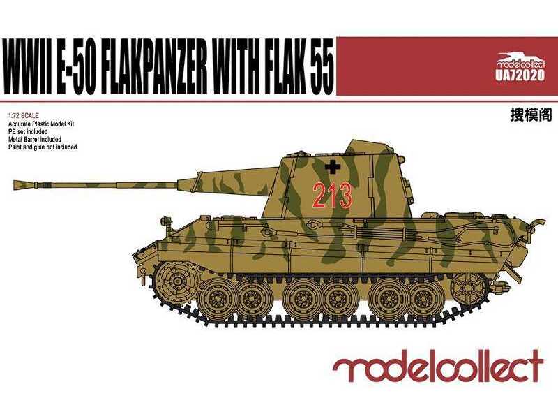 Germany WW2 E-50 Flakpanzer With FlAK 55 - zdjęcie 1 Germany WW2 E-50 Flakpanzer With FlAK 55 - zdjęcie 1