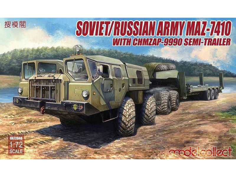 Soviet/Russian Army Maz-7410 With Chmzap-9990 Semi-trailer - zdjęcie 1 Soviet/Russian Army Maz-7410 With Chmzap-9990 Semi-trailer - zdjęcie 1