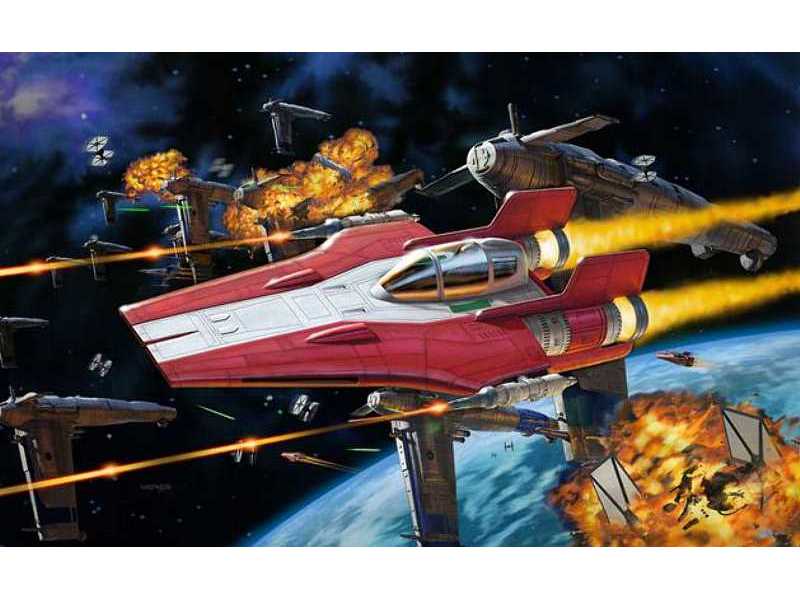 Build & Play Resistance A-Wing Fighter, Red - zdjęcie 1 Build & Play Resistance A-Wing Fighter, Red - zdjęcie 1