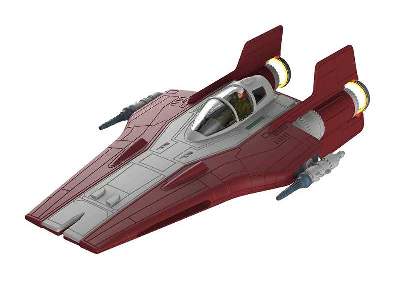 Build & Play  Resistance A-Wing Fighter, Red - zdjęcie 4