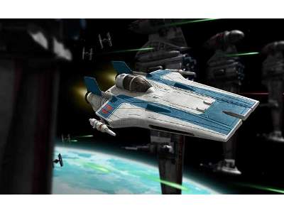 Build & Play  Resistance A-Wing Fighter, Blue - zdjęcie 1