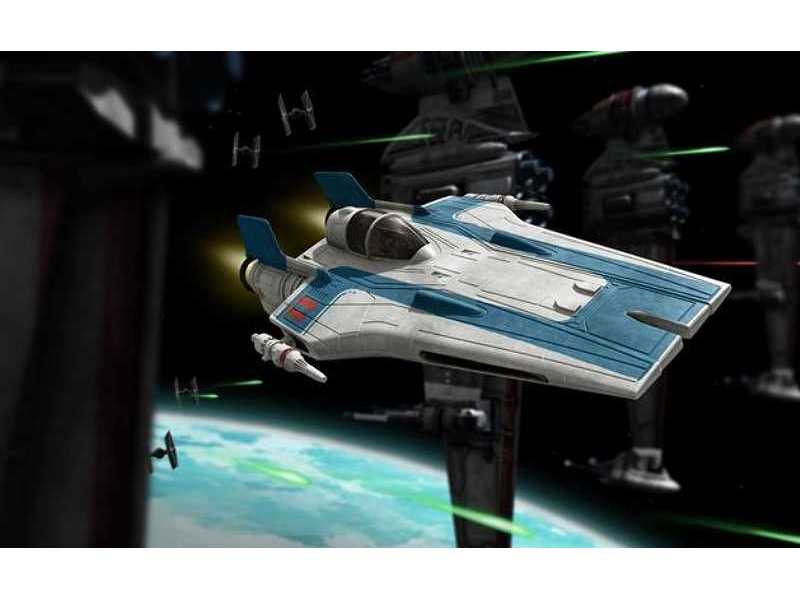 Build & Play  Resistance A-Wing Fighter, Blue - zdjęcie 1