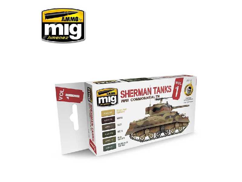 Sherman Tanks Vol. 1 WWII Commonwealth set - zdjęcie 1 Sherman Tanks Vol. 1 WWII Commonwealth set - zdjęcie 1