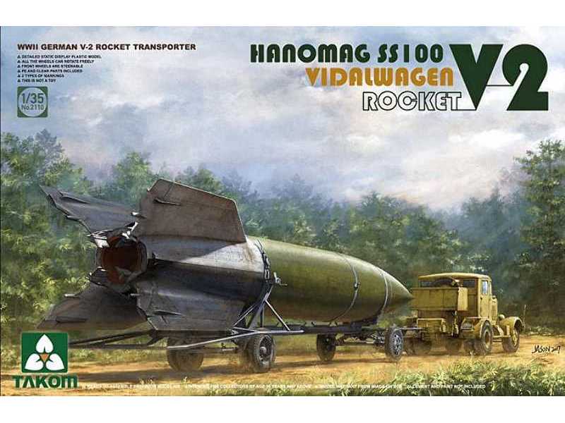 Hanomag SS100 - niemiecki ciągnik z rakietą V-2 - zdjęcie 1