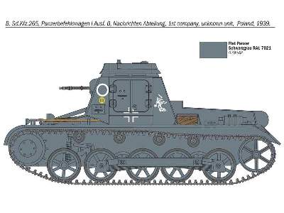 Sd.Kfz. 265 Panzerbefhelswagen - niemiecki czołg dowodzenia - zdjęcie 5
