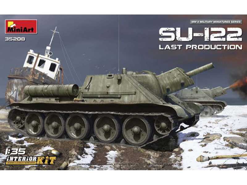 Su-122 sowiecki działo samobieżne ostatnia produkcja z wnętrzem - zdjęcie 1 Su-122 sowiecki działo samobieżne ostatnia produkcja z wnętrzem - zdjęcie 1