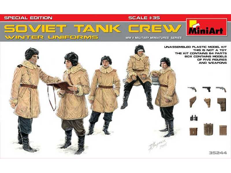 Sowieccy czołgiści - zimowe mundury - edycja specjalna - zdjęcie 1