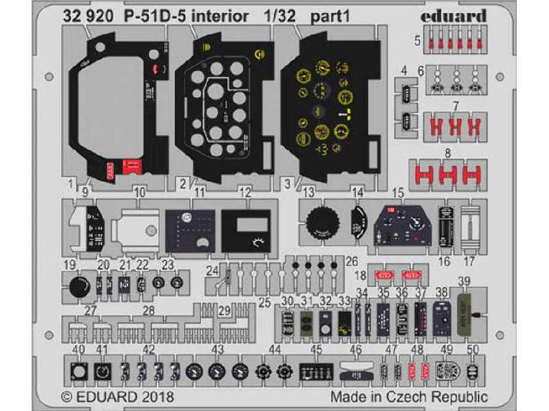 P-51D-5 interior 1/32 - Revell - zdjęcie 1 P-51D-5 interior 1/32 - Revell - zdjęcie 1
