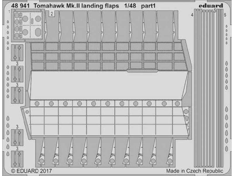 Tomahawk Mk. II landing flaps 1/48 - Airfix - zdjęcie 1 Tomahawk Mk. II landing flaps 1/48 - Airfix - zdjęcie 1
