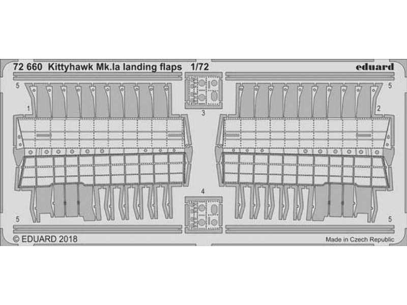 Kittyhawk Mk. Ia landing flaps 1/72 - Special Hobby - zdjęcie 1