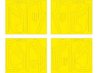 B-17G antiglare panels (VE production) 1/48 - Monogram - zdjęcie 1