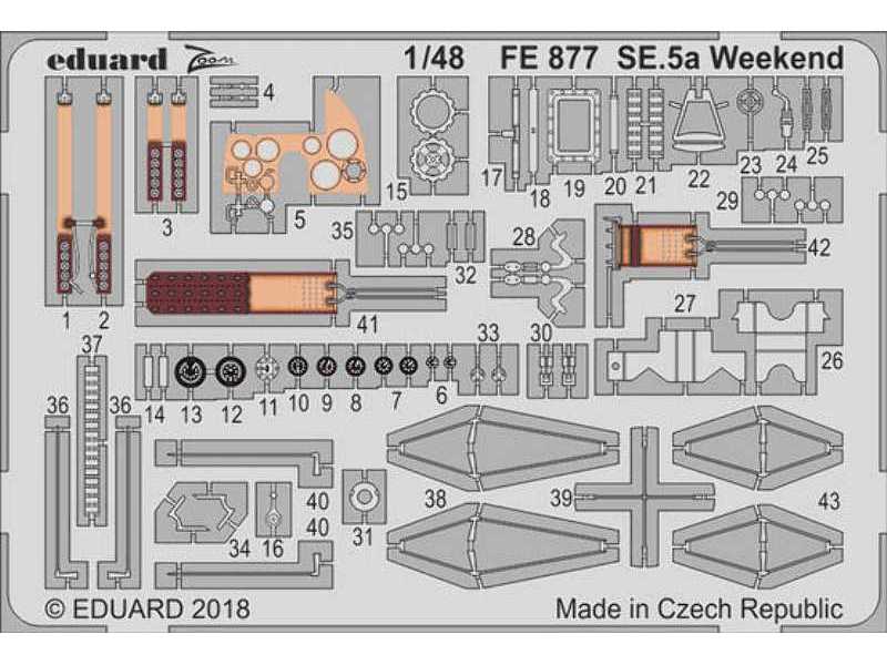 SE.5a Weekend 1/48 - Eduard - zdjęcie 1 SE.5a Weekend 1/48 - Eduard - zdjęcie 1