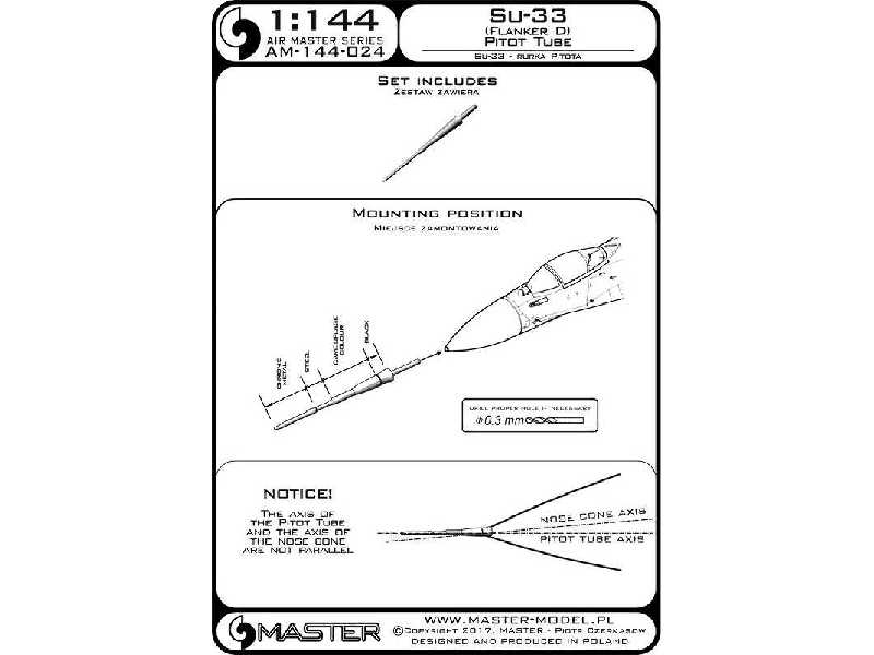 Su-33 (Flanker D) - Rurka Pitota - zdjęcie 1