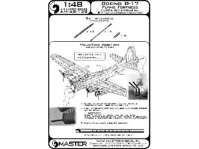 Boeing B-17 Flying Fortress - Zestaw Km-ów Browning M2 Aircraft  - zdjęcie 5