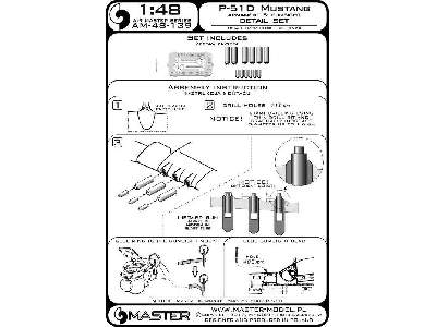 P-51d Mustang - Zestaw Detali - Uzbrojenie I Celownik - zdjęcie 7