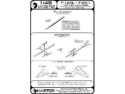 F-16xl / F-ck-1 Prototyp - Rurka Pitota Oraz Sondy Angle Of Atta - zdjęcie 8